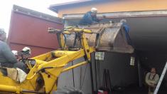 Oprava vrat autobusové garáže